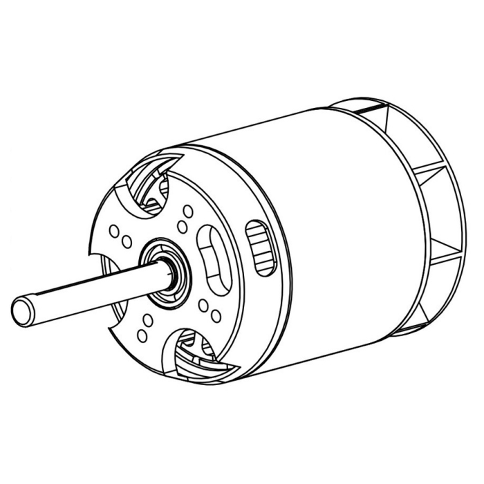 5345-380KV 8kW大功率電動沖浪板動力無刷電機